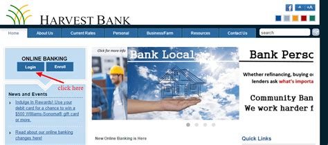 Harvest bank - Find a Harvest Bank near you by entering your city and/or zip code below, and we will return any bank branches in that location. Lobby Hours. The following are this Harvest Bank branch's opening and closing hours: Monday 8:30 AM - 6:00 PM. Tuesday 8:30 AM - 3:00 PM. Wednesday 8:30 AM - 3:00 PM. Thursday 8:30 AM - 3:00 PM. Friday